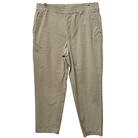 EVERLANE Easy Chinos Relaxed Fit Elastic Waist Pants 12 - Picture 6 of 6